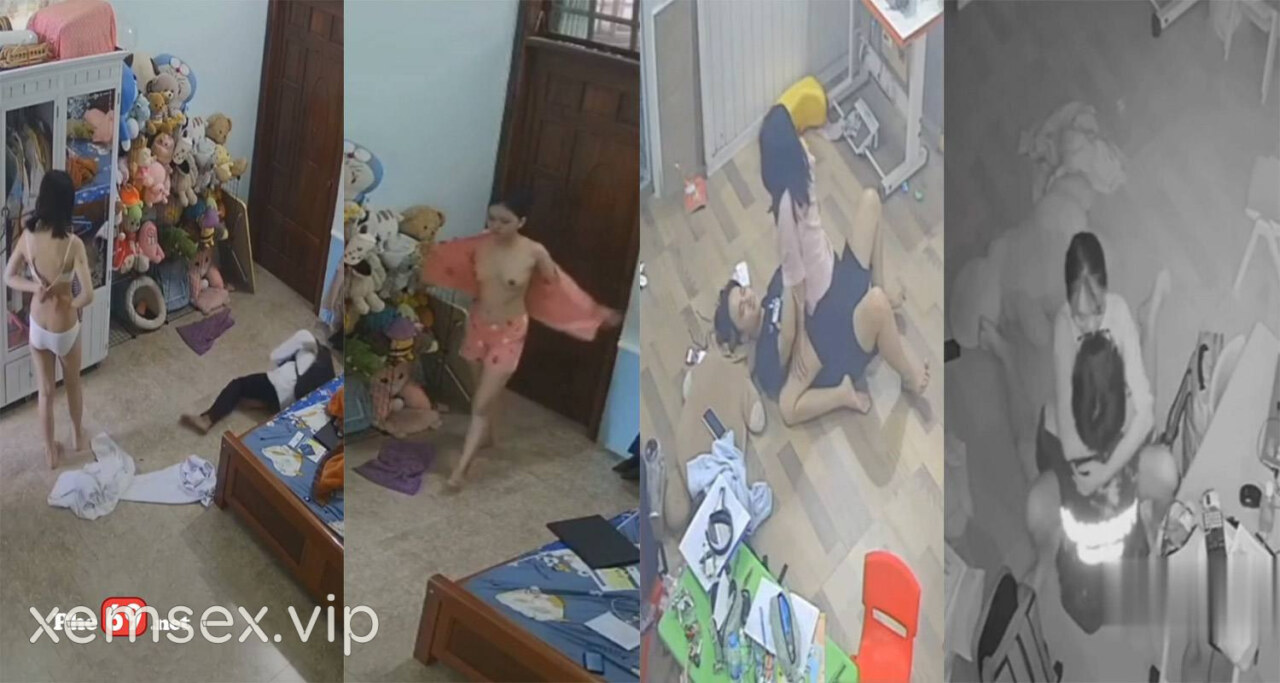 Hack Camera Hai chị em nhà này vờn địt nhau khi bố mẹ đi vắng (Full Ngày và Đêm) – Phần 1